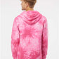 Independent Trading Co. PRM4500TD Unisex Midweight Tie-Dyed Hooded Sweatshirt - Back view