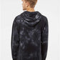Independent Trading Co. PRM4500TD Unisex Midweight Tie-Dyed Hooded Sweatshirt - Back view