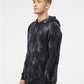 Independent Trading Co. PRM4500TD Unisex Midweight Tie-Dyed Hooded Sweatshirt - Side view