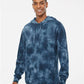 Independent Trading Co. PRM4500TD Unisex Midweight Tie-Dyed Hooded Sweatshirt - Front view