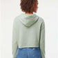 Independent Trading Co. AFX64CRP Women?s Lightweight Crop Hooded Sweatshirt - Back view