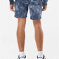Independent Trading Co. PRM50STTD Unisex Tie-Dyed Fleece Shorts - Back view