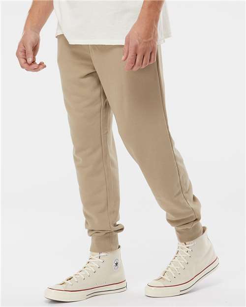 Independent Trading Co. PRM50PTPD Unisex Pigment-Dyed Fleece Sweatpants - Side view