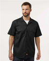 Dickies 2574 Men's Short Sleeve Work Shirt - Front view