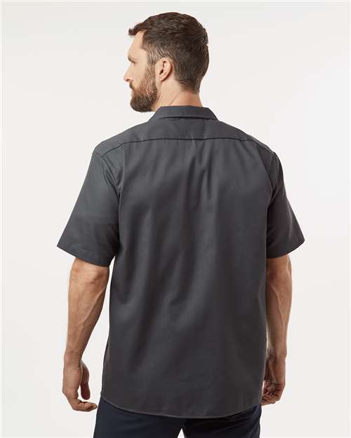 Dickies 2574 Men's Short Sleeve Work Shirt - Back view