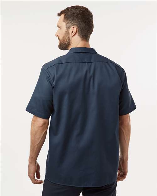 Dickies 2574 Men's Short Sleeve Work Shirt - Back view