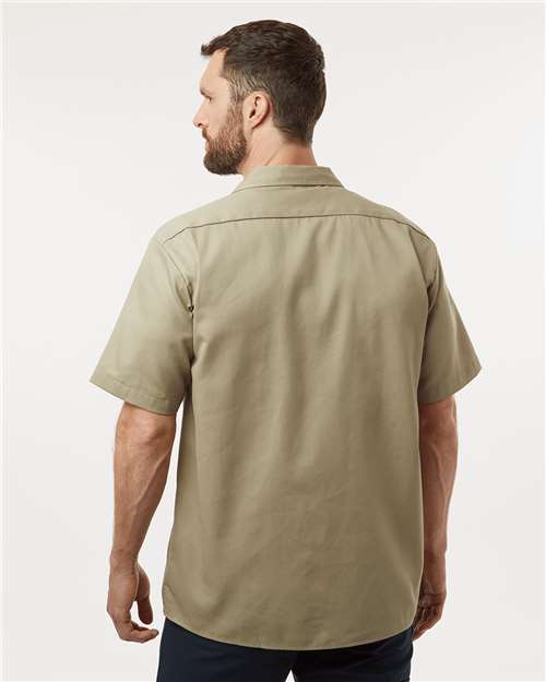 Dickies 2574 Men's Short Sleeve Work Shirt - Back view