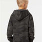 Independent Trading Co. SS4001Y Youth Midweight Hooded Sweatshirt - Back view