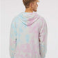 Independent Trading Co. PRM4500TD Unisex Midweight Tie-Dyed Hooded Sweatshirt - Back view