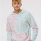 Independent Trading Co. PRM4500TD Unisex Midweight Tie-Dyed Hooded Sweatshirt - Front view