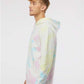 Independent Trading Co. PRM4500TD Unisex Midweight Tie-Dyed Hooded Sweatshirt - Side view
