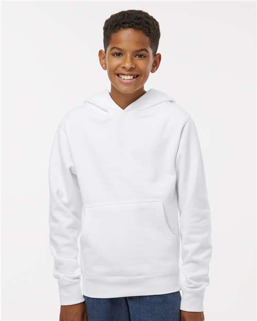 Independent Trading Co. SS4001Y Youth Midweight Hooded Sweatshirt - Front view