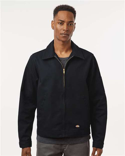 Dickies JT78 Men's Unlined Industrial Eisenhower Jacket - Front view