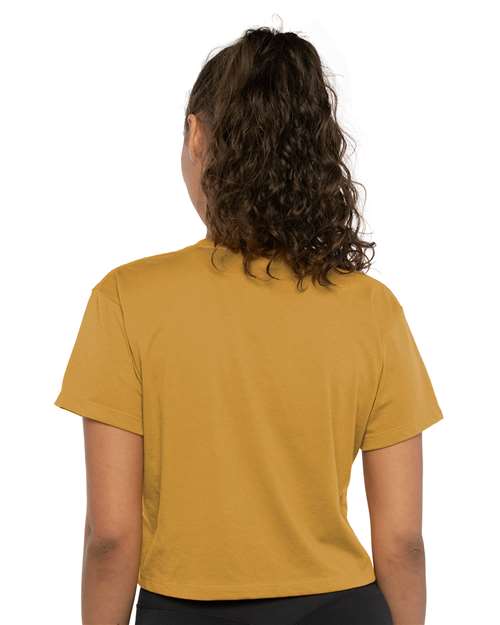 Next Level 1580 Unisex Garment-Dyed Quarter-Zip Sweatshirt - Back view