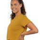 Next Level 1580 Unisex Garment-Dyed Quarter-Zip Sweatshirt - Side view