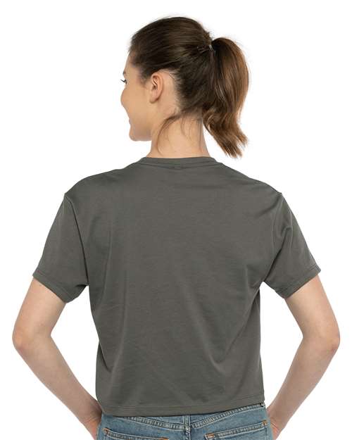 Next Level 1580 Unisex Garment-Dyed Quarter-Zip Sweatshirt - Back view