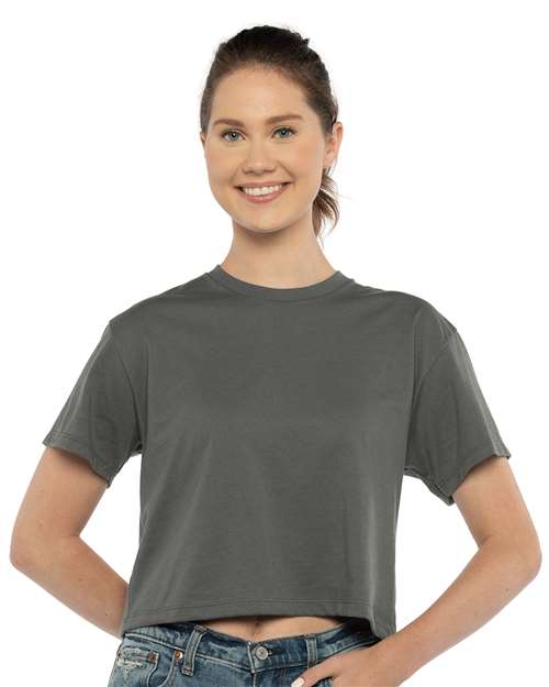 Next Level 1580 Unisex Garment-Dyed Quarter-Zip Sweatshirt - Front view