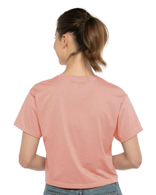 Next Level 1580 Unisex Garment-Dyed Quarter-Zip Sweatshirt - Back view