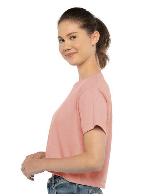 Next Level 1580 Unisex Garment-Dyed Quarter-Zip Sweatshirt - Side view
