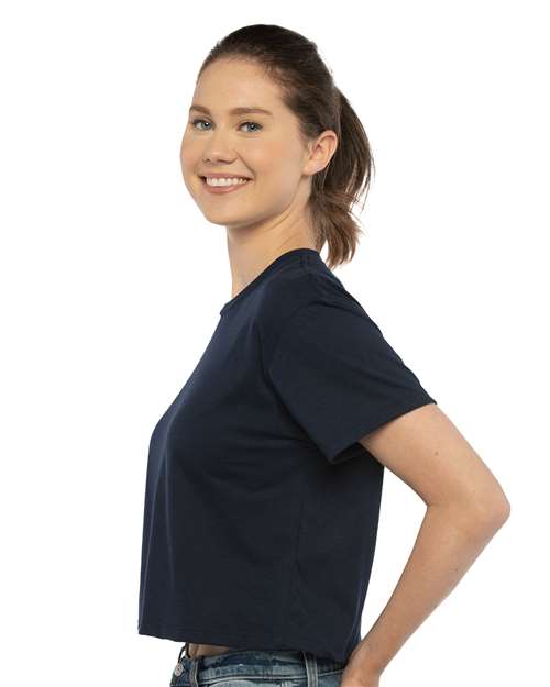 Next Level 1580 Unisex Garment-Dyed Quarter-Zip Sweatshirt - Side view