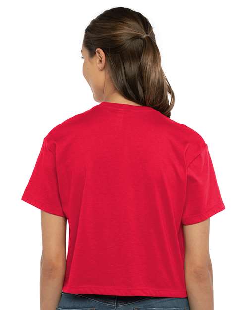 Next Level 1580 Unisex Garment-Dyed Quarter-Zip Sweatshirt - Back view
