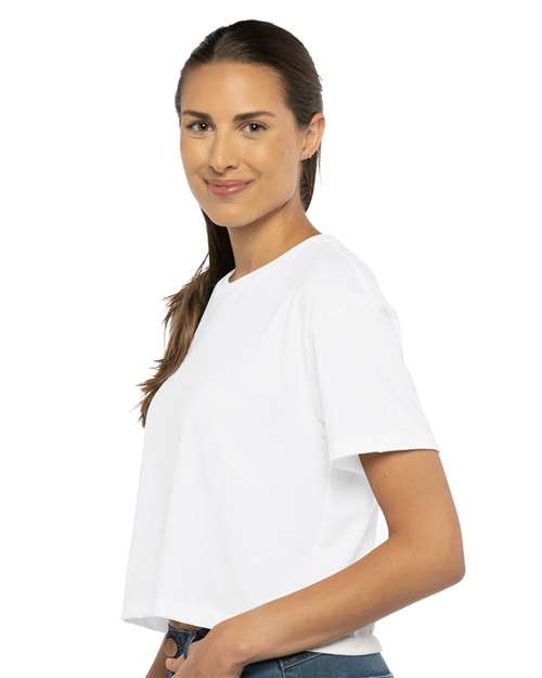 Next Level 1580 Unisex Garment-Dyed Quarter-Zip Sweatshirt - Side view