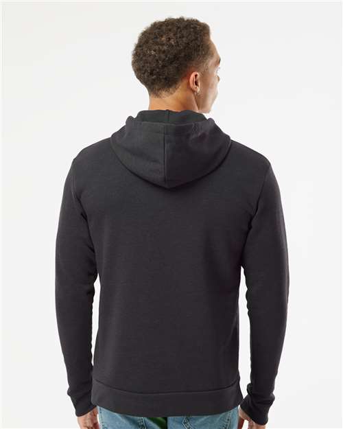 Next Level 9302 Unisex Malibu Hoodie Sweatshirt - Back view