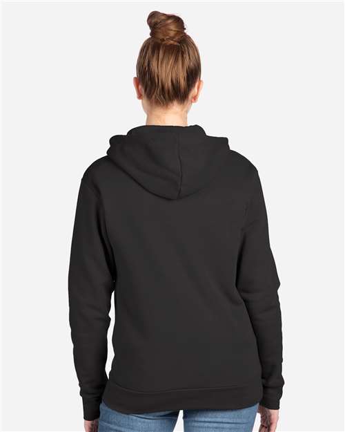 Next Level 9303 Unisex Santa Barbara Hoodie Sweatshirt - Back view
