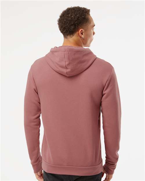 Next Level 9303 Unisex Santa Barbara Hoodie Sweatshirt - Back view