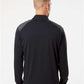 Adidas A520 Men's Ultimate365 Lightweight Shoulder Stripe Quarter-Zip Pullover - Back view