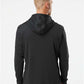Adidas A530 Men's Textured Mixed Media Midweight Hooded Sweatshirt - Back view