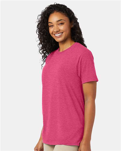 Hanes 4980 Unisex United T-Shirt - Side view