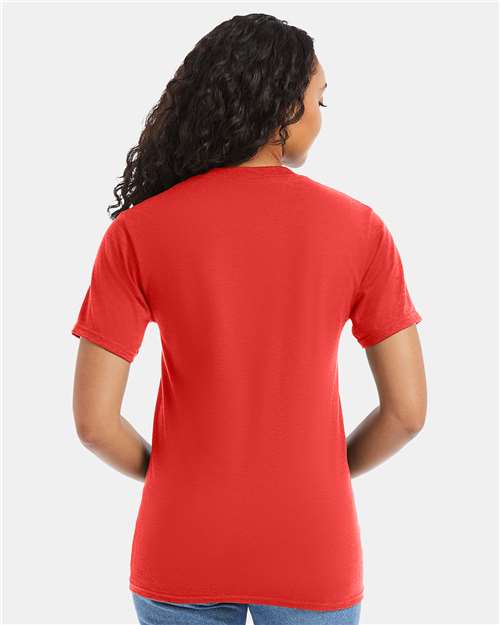 Hanes 5180 Unisex Beefy-T? T-Shirt - Back view