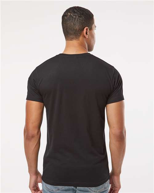 LAT 6901 Women's Eco Revive? Three-Season Triblend Fleece Full-Zip Hooded Sweatshirt - Back view