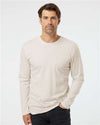 LAT 6918 Unisex Fine Jersey Long Sleeve Tee - Front view