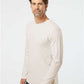 LAT 6918 Unisex Fine Jersey Long Sleeve Tee - Side view