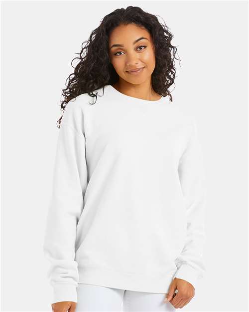 ComfortWash by Hanes GDH400 Unisex Garment-Dyed Crewneck Sweatshirt - Front view