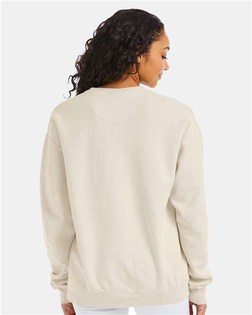 ComfortWash by Hanes GDH400 Unisex Garment-Dyed Crewneck Sweatshirt - Back view