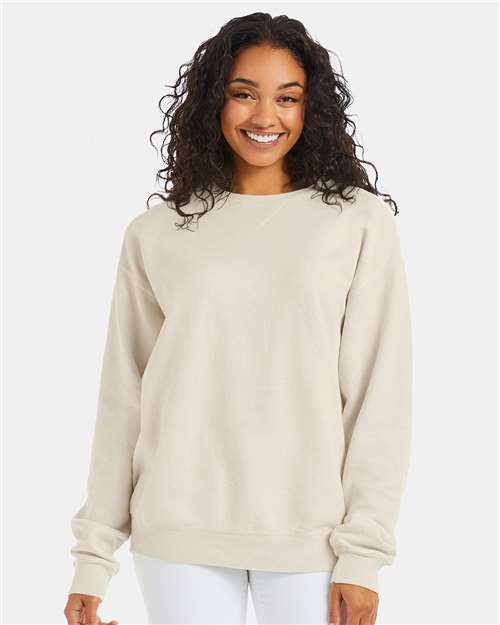 ComfortWash by Hanes GDH400 Unisex Garment-Dyed Crewneck Sweatshirt - Front view