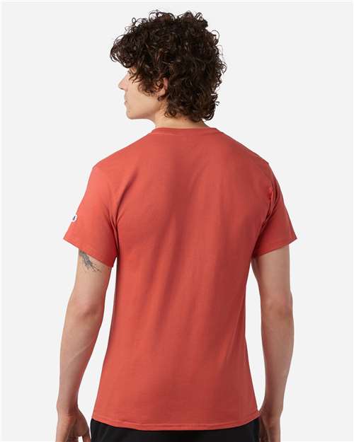 Champion T425 Unisex Classic T-Shirt - Back view