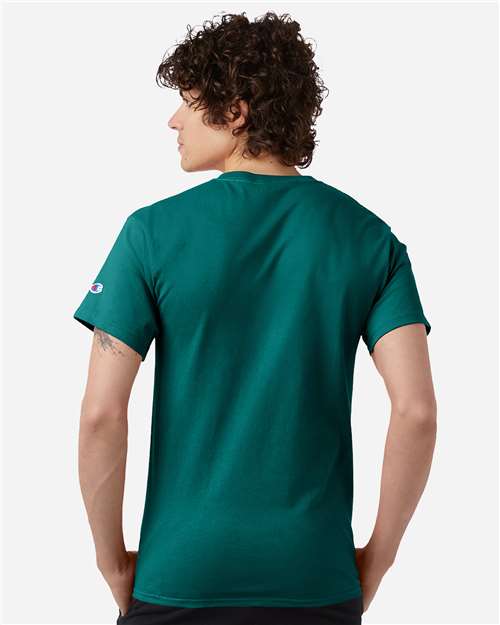 Champion T425 Unisex Classic T-Shirt - Back view