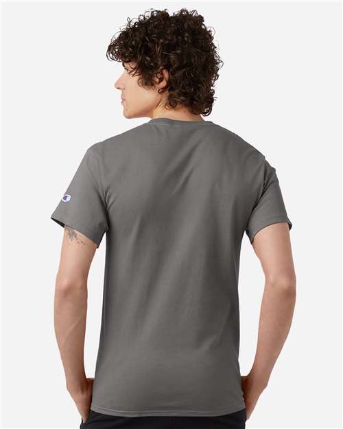Champion T425 Unisex Classic T-Shirt - Back view