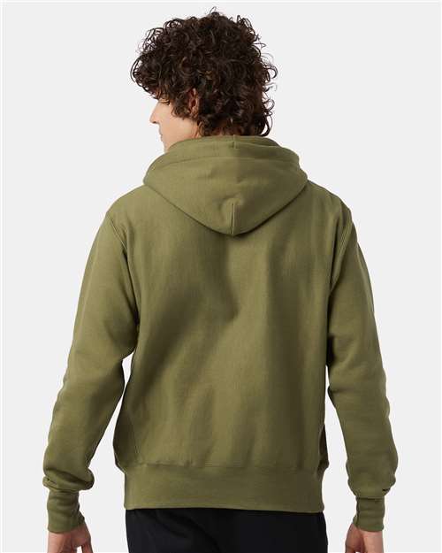 Champion S101 Unisex Reverse Weave? Hooded Sweatshirt - Back view