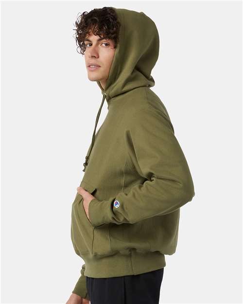 Champion S101 Unisex Reverse Weave? Hooded Sweatshirt - Side view