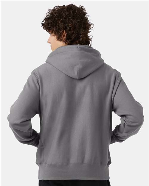Champion S101 Unisex Reverse Weave? Hooded Sweatshirt - Back view
