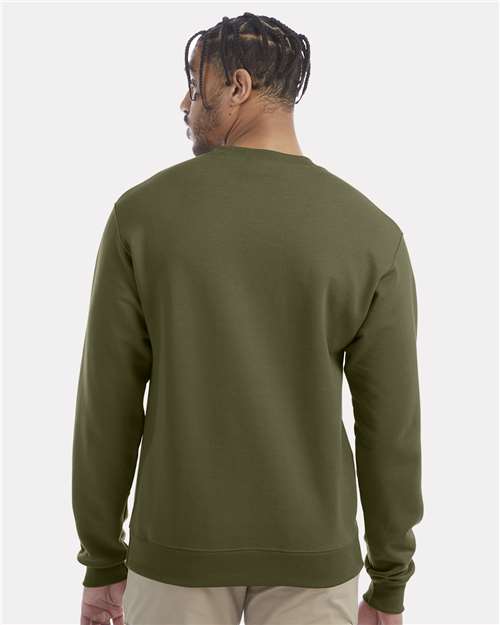 Champion S600 Unisex Powerblend? Crewneck Sweatshirt - Back view