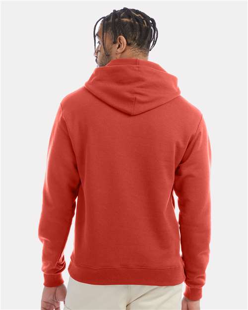 Champion S700 Unisex Powerblend? Hooded Sweatshirt - Back view
