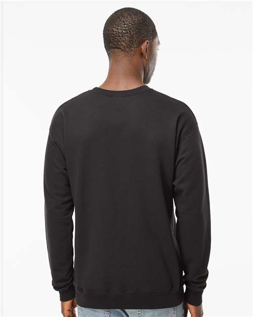 Hanes RS160 Unisex Perfect Sweats Crewneck Sweatshirt - Back view