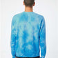 Independent Trading Co. PRM3500TD Unisex Midweight Tie-Dyed Crewneck Sweatshirt - Back view
