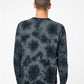 Independent Trading Co. PRM3500TD Unisex Midweight Tie-Dyed Crewneck Sweatshirt - Back view